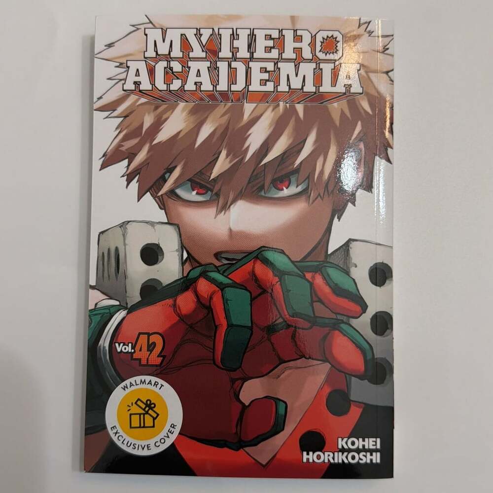 My Hero Academia Volume 42 Manga Vol Walmart Exclusive Limited Bakugo Edition